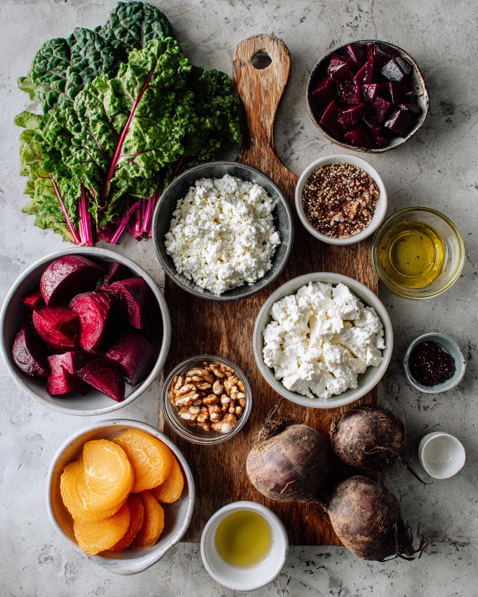 Roasted Beet Goat Cheese Salad