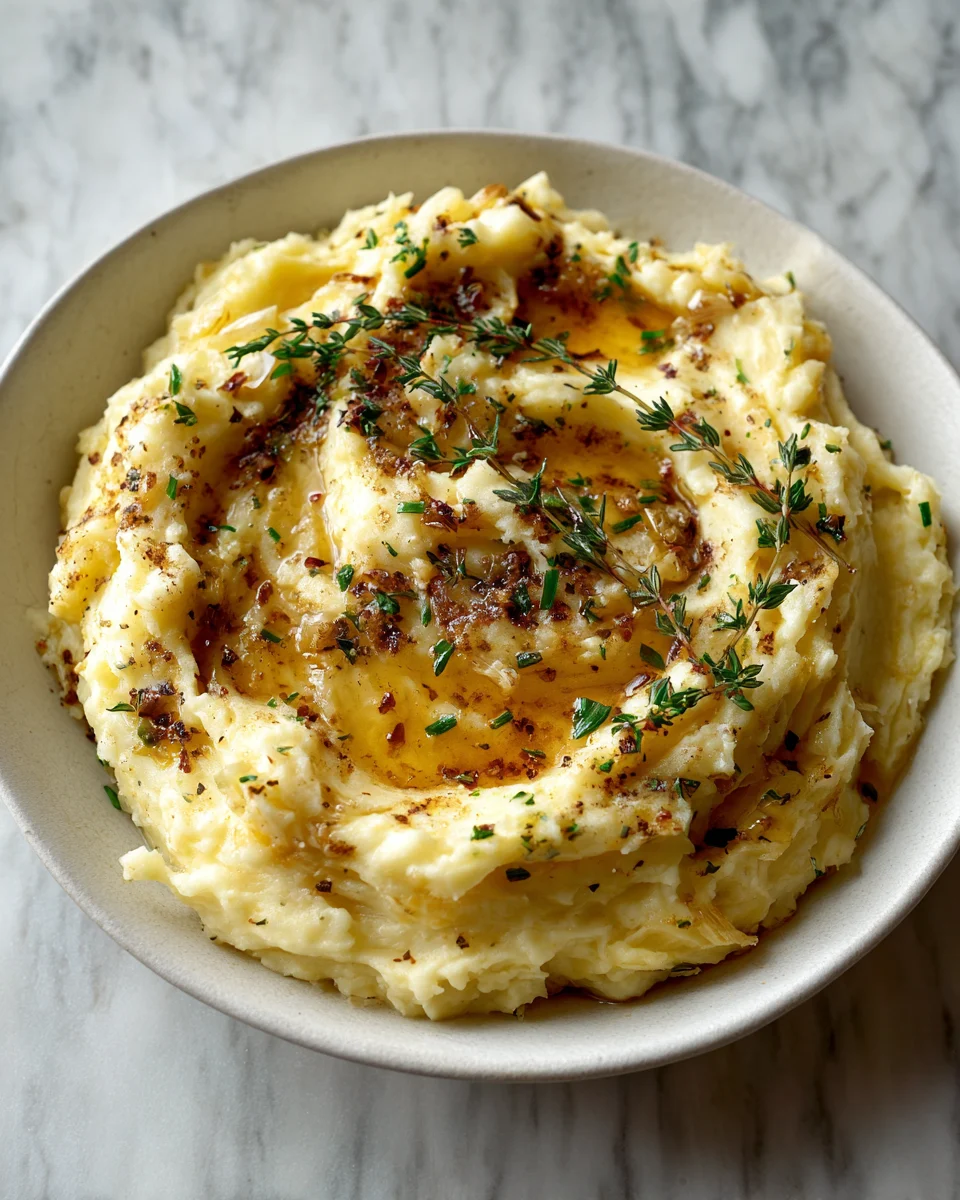 Roasted Garlic Mashed Potatoes