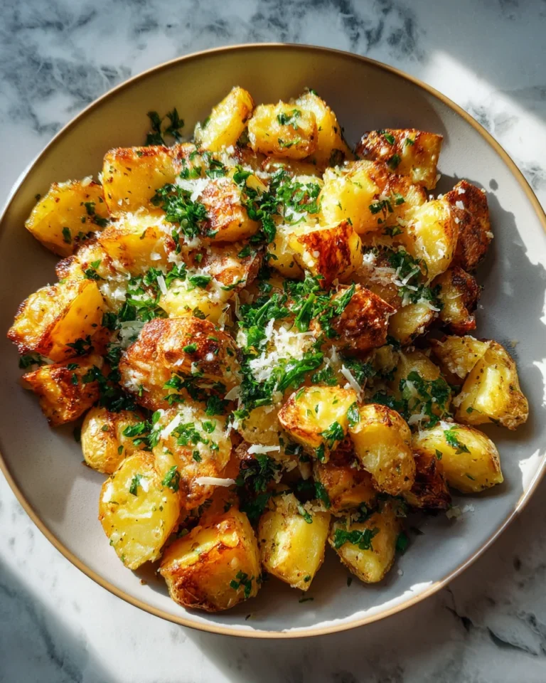 Roasted Garlic Parmesan Potatoes