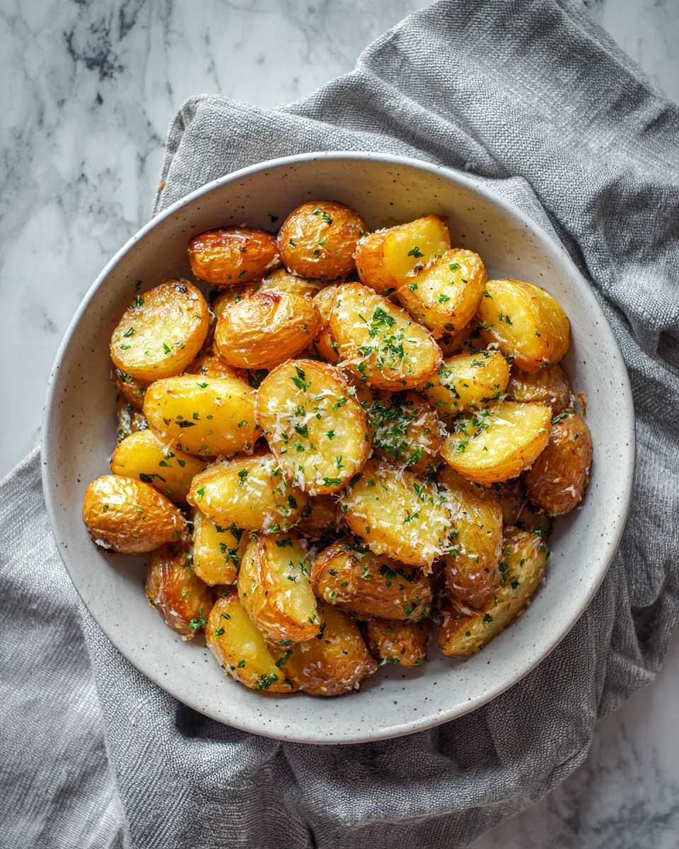 Roasted Garlic Parmesan Potatoes
