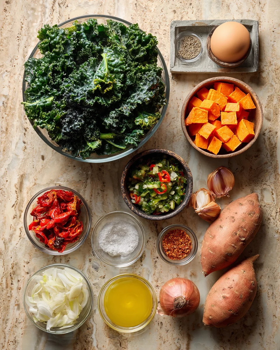 Roasted Sweet Potato Kale Salad