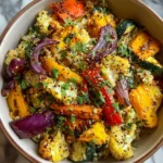 Roasted Vegetable Quinoa Bowls