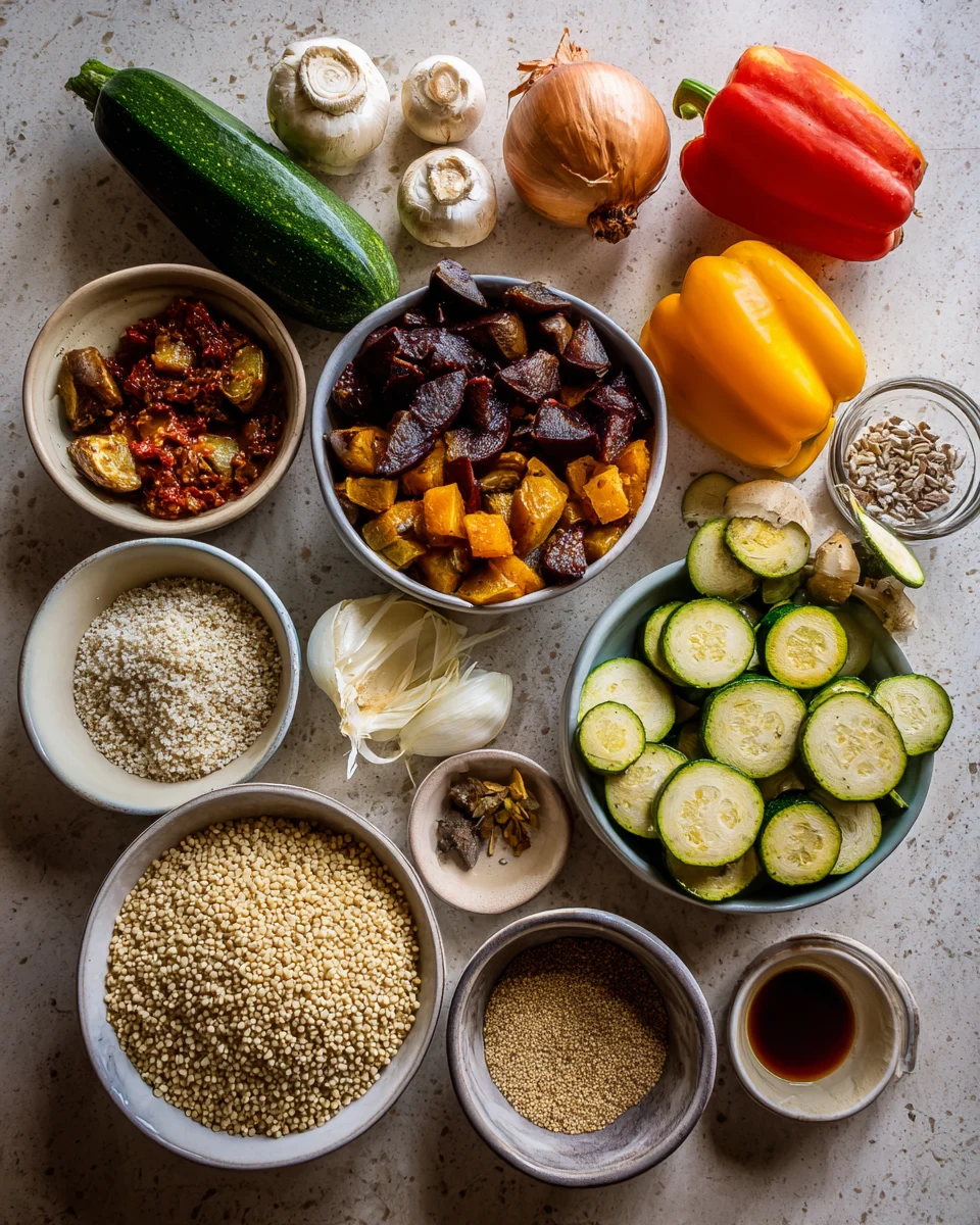 Roasted Vegetable Quinoa Bowls