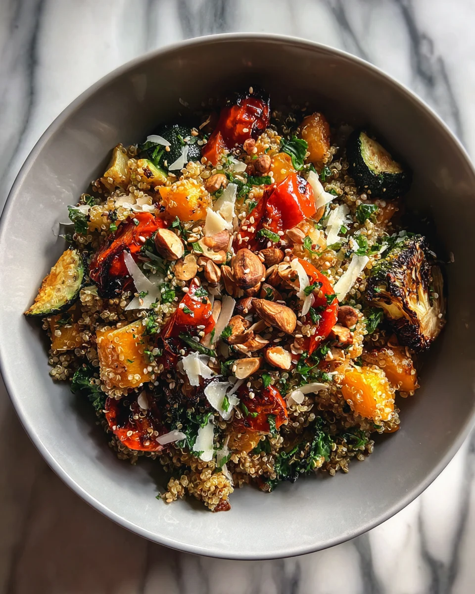 Roasted Vegetable Quinoa Bowls