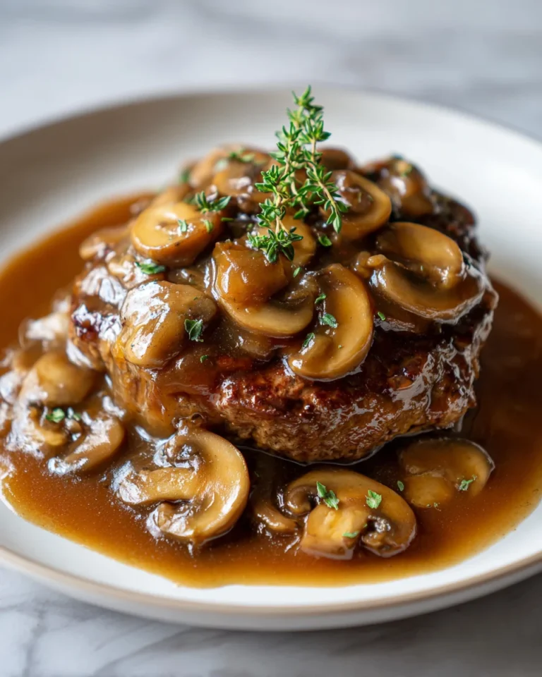 Salisbury Steak with Mushroom Gravy