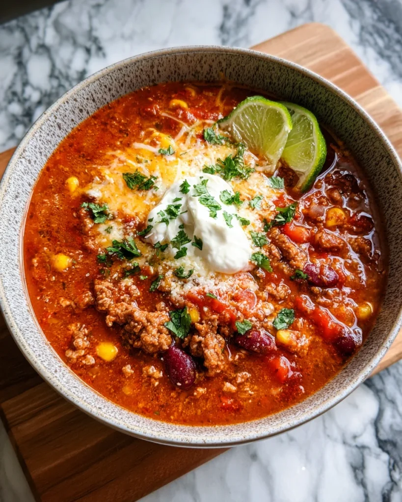 Slow Cooker Creamy Taco Soup