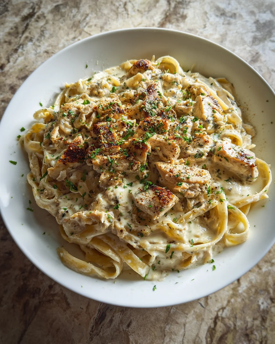 Slow Cooker Ranch Chicken Pasta