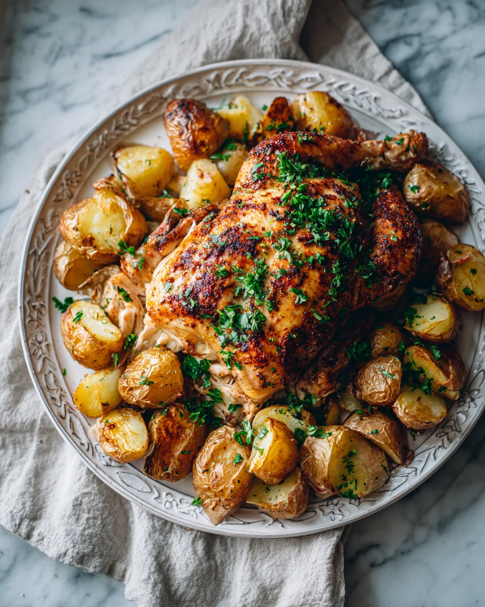 Slow Cooker Ranch Chicken and Potatoes