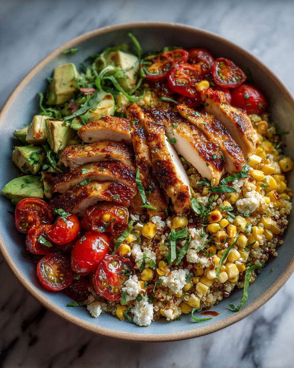 Southwest Street Corn Chicken Bowls