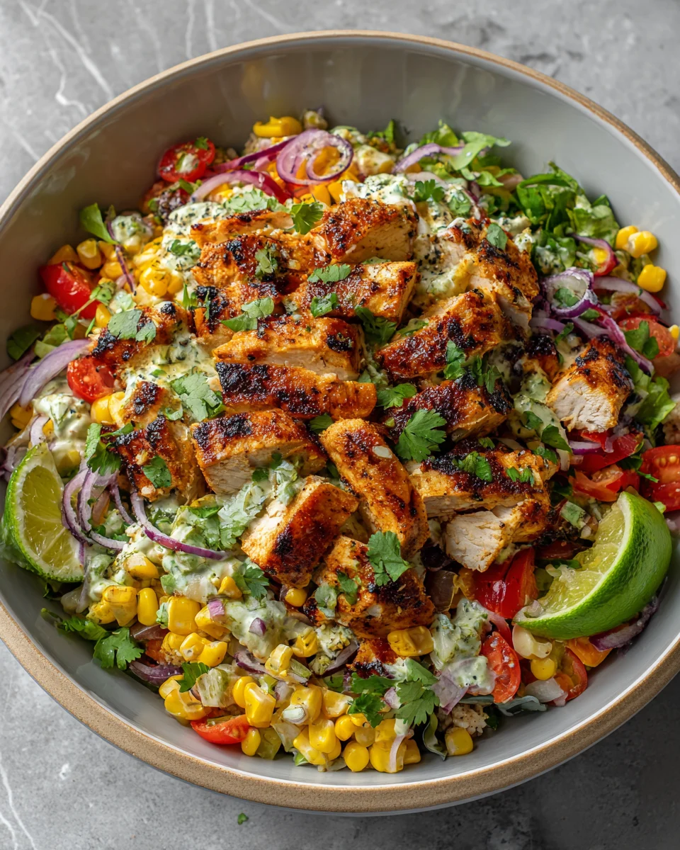 Southwest Street Corn Chicken Bowls