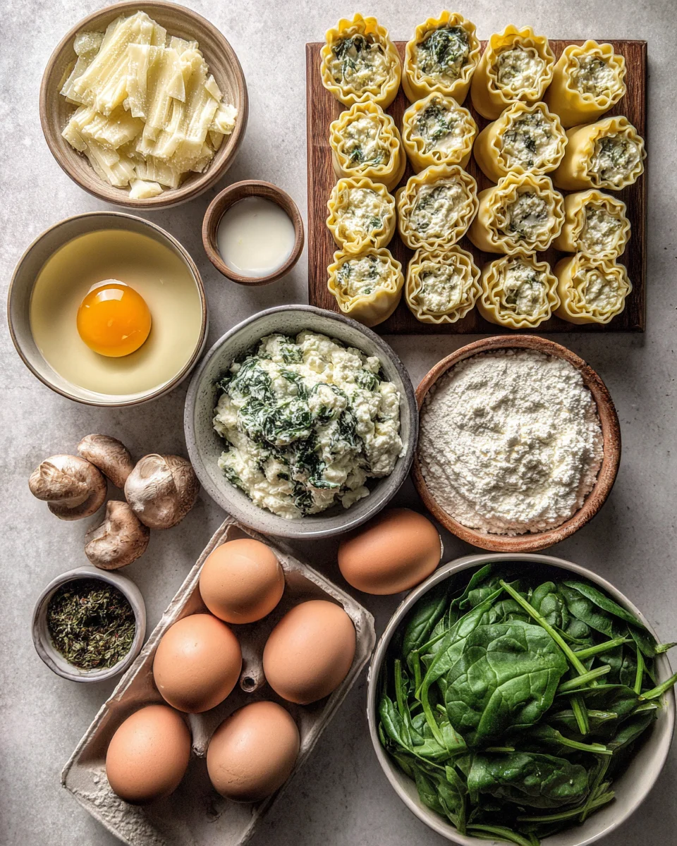 Spinach Ricotta Lasagna Rolls