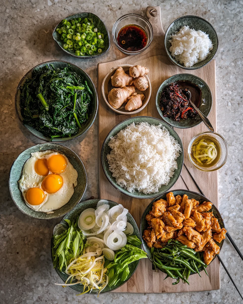 Sticky Honey Garlic Chicken Rice Bowls