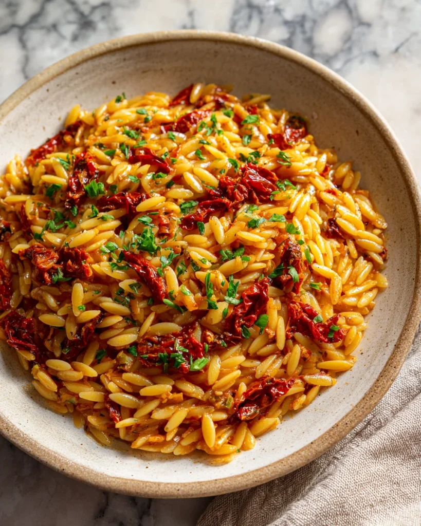 Sun-Dried Tomato Orzo