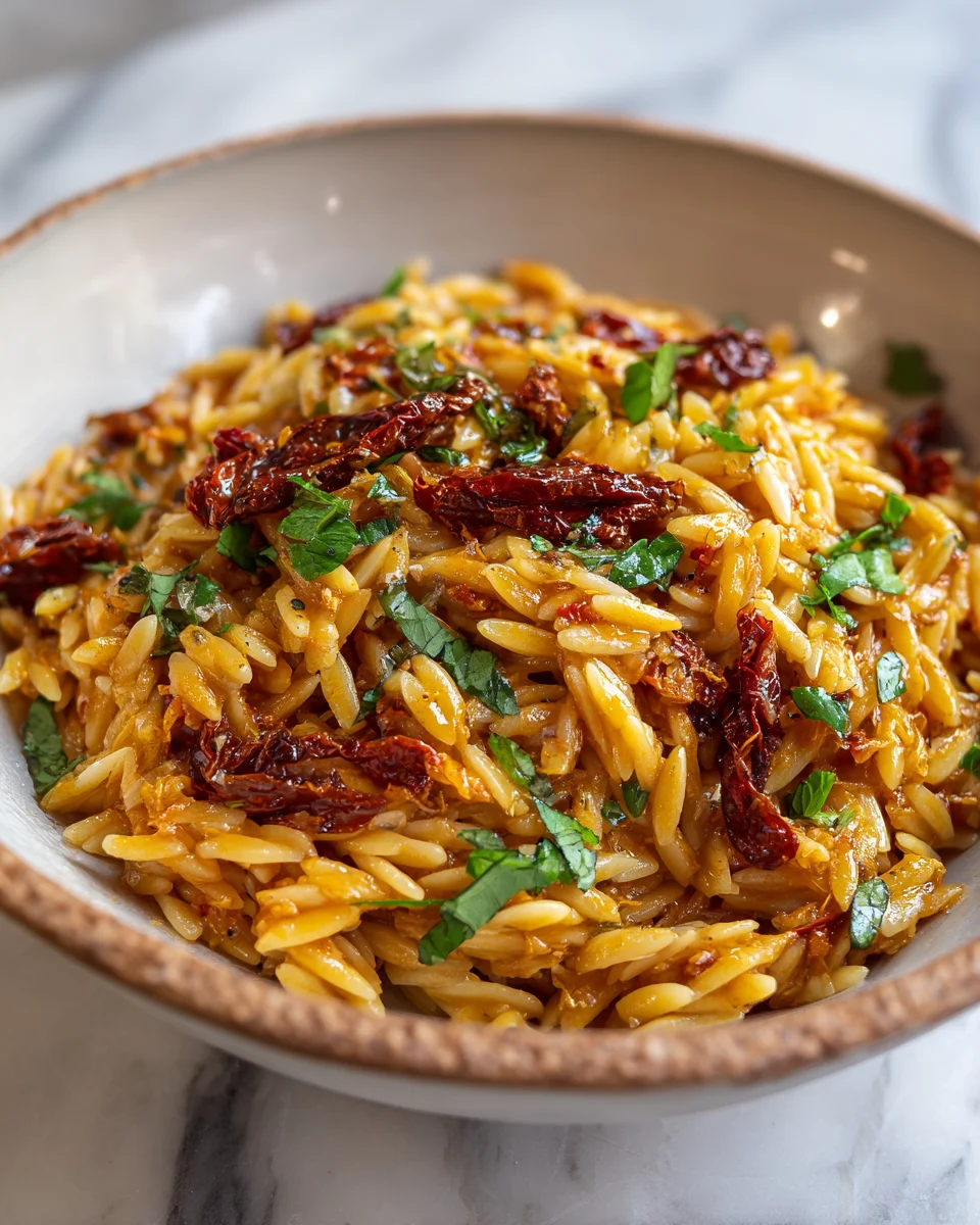 Sun-Dried Tomato Orzo