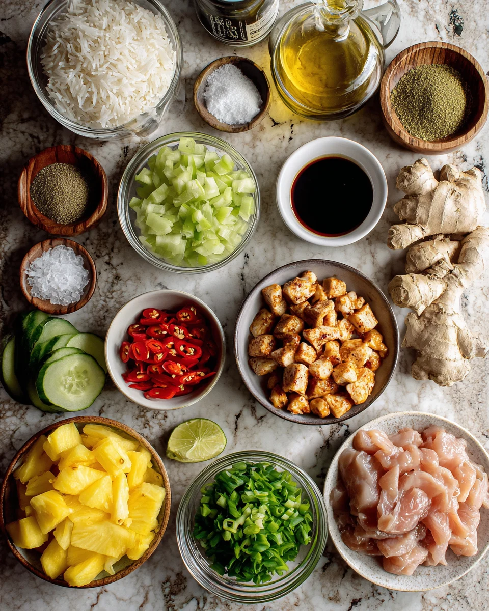 Teriyaki Pineapple Chicken Bowls