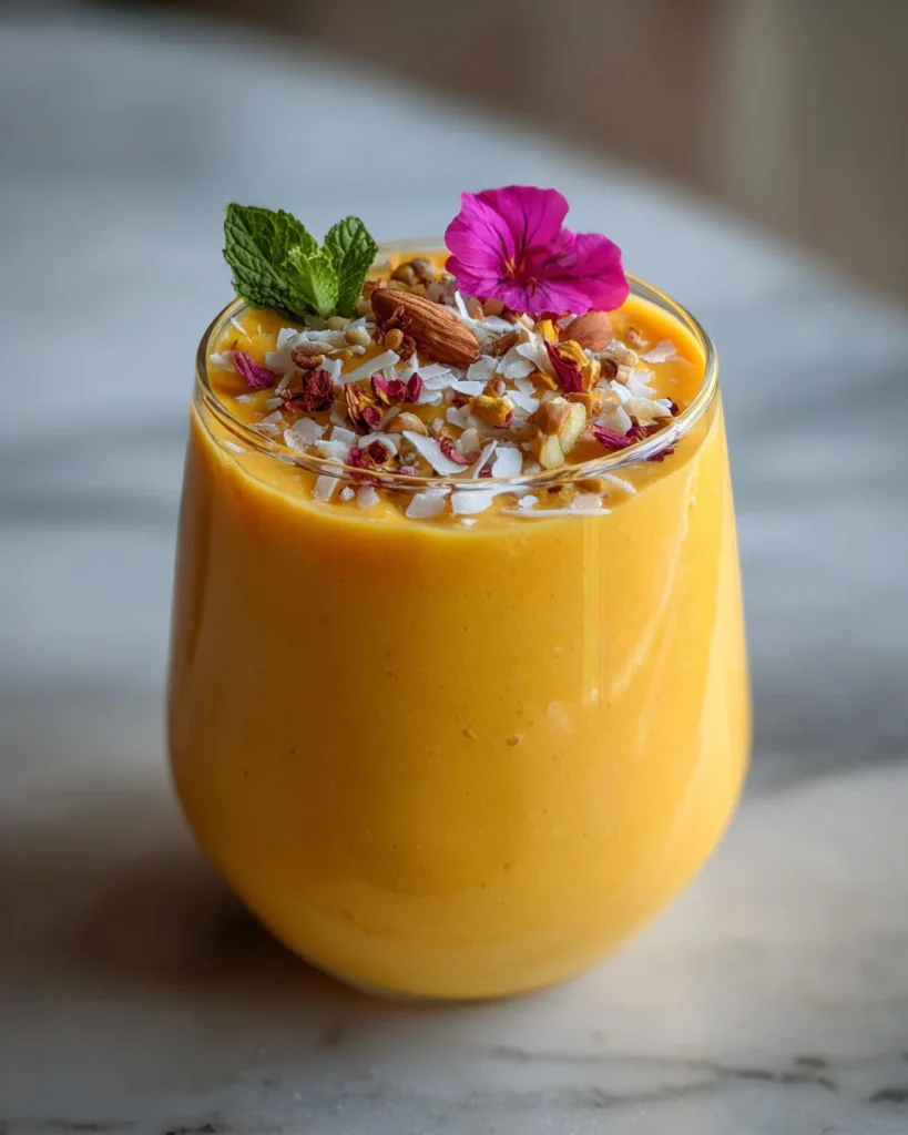 Tropical Mango Smoothie Delight
