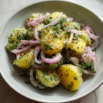 Viral Green Crispy Potato Salad