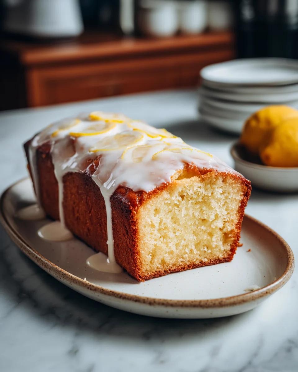 White Chocolate Lemon Loaf Cake