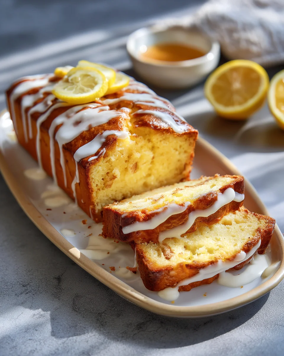 White Chocolate Lemon Loaf Cake