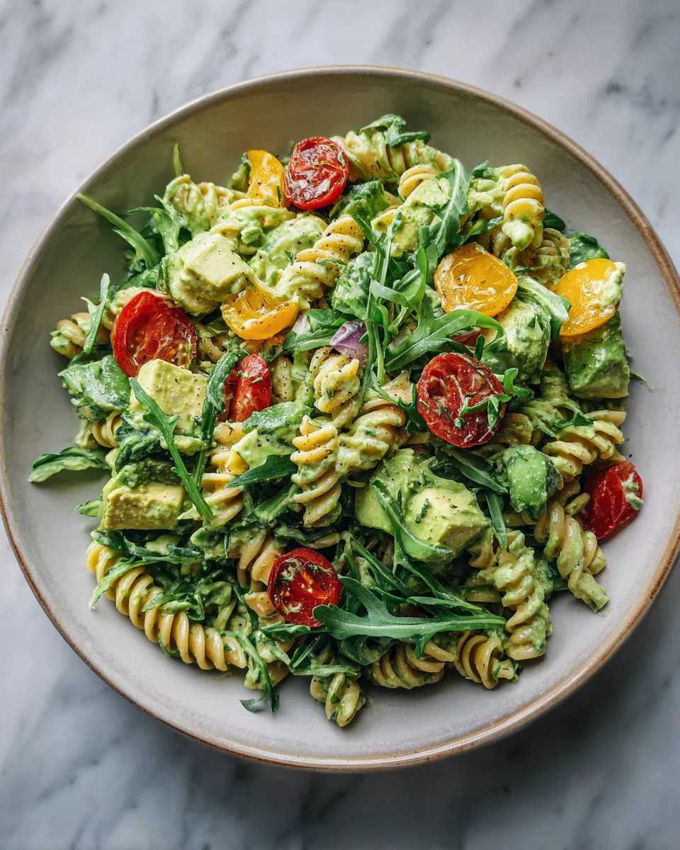 Avocado Ranch Pasta Salad