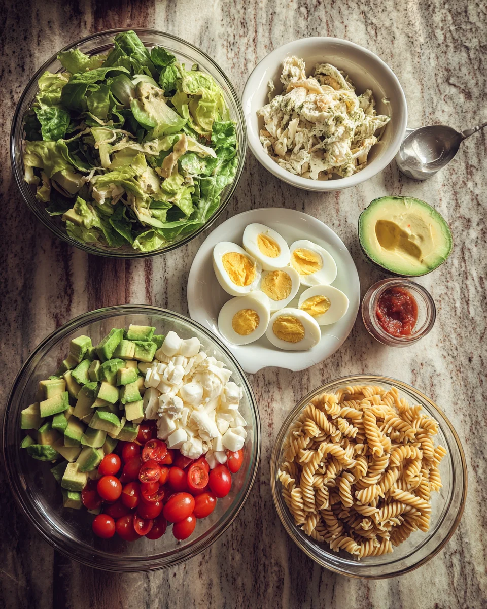 Avocado Ranch Pasta Salad