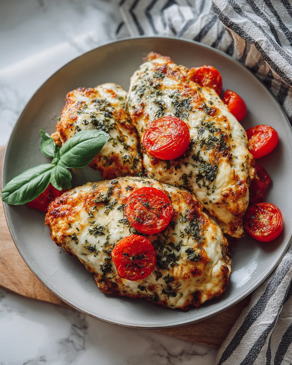 Baked Mozzarella Chicken