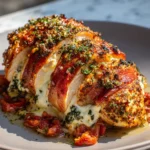 Baked Mozzarella Stuffed Chicken
