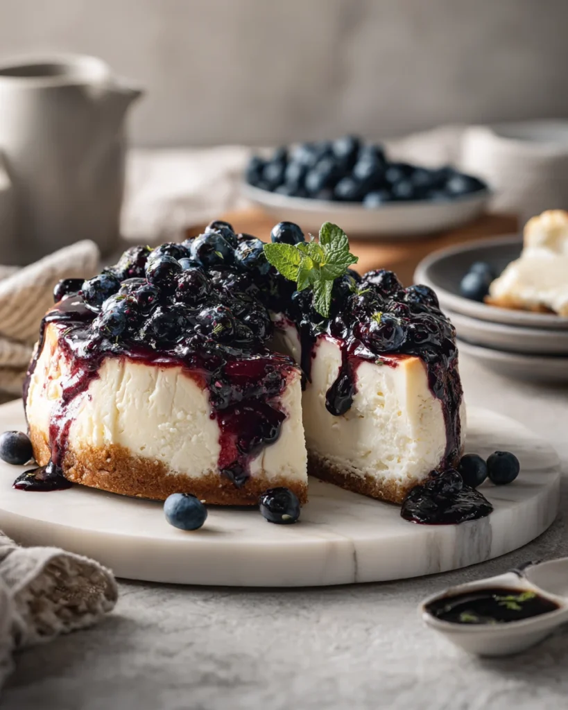 Blueberry Cream Cheese Cake
