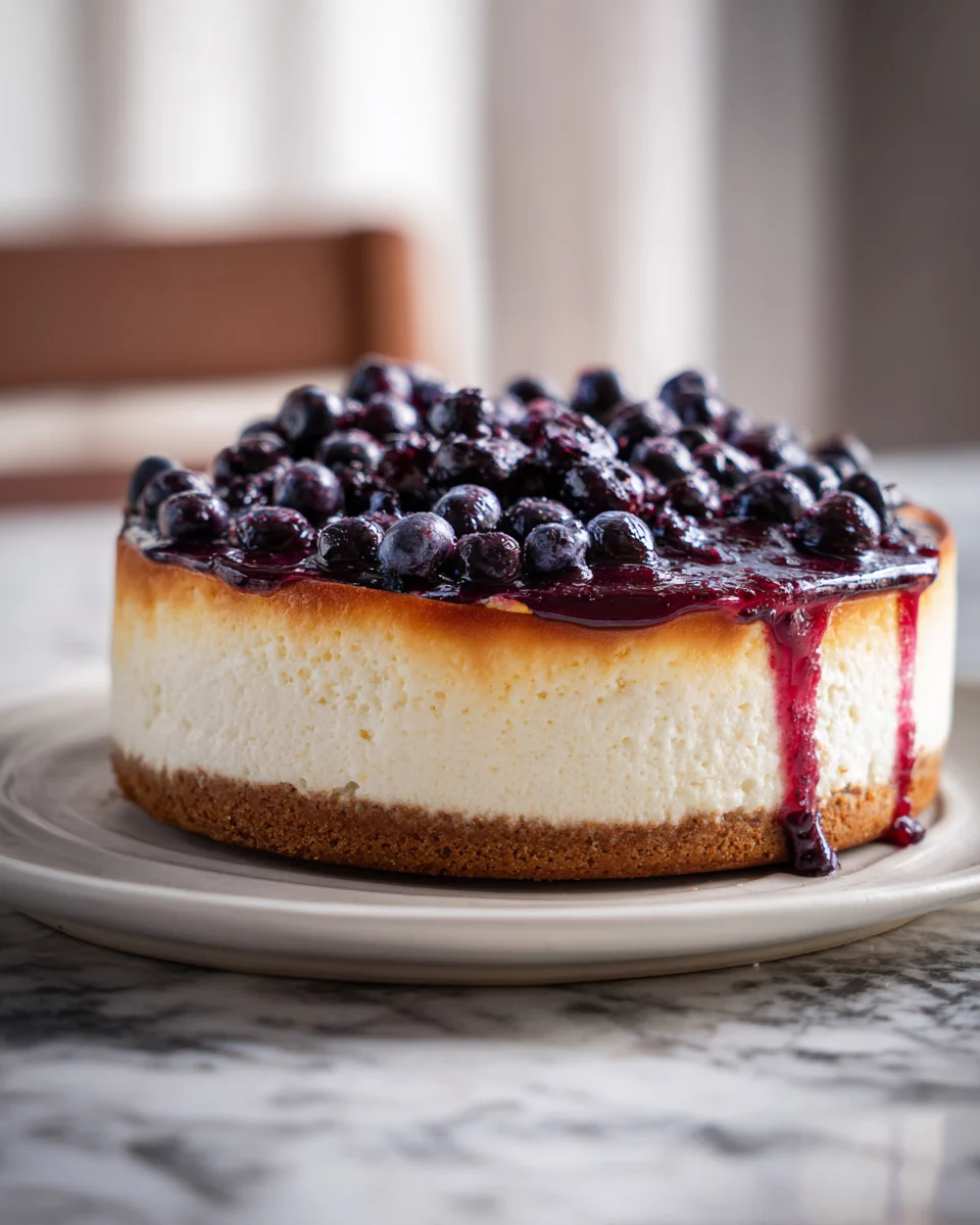 Blueberry Cream Cheese Cake