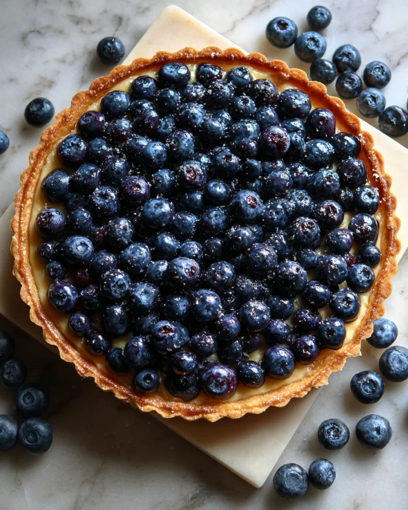 Blueberry Cream Cheese Tart