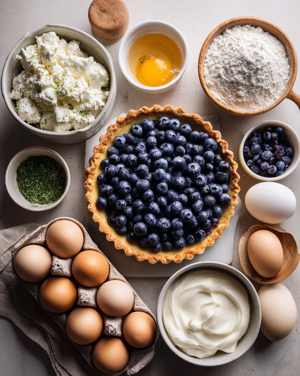 Blueberry Cream Cheese Tart