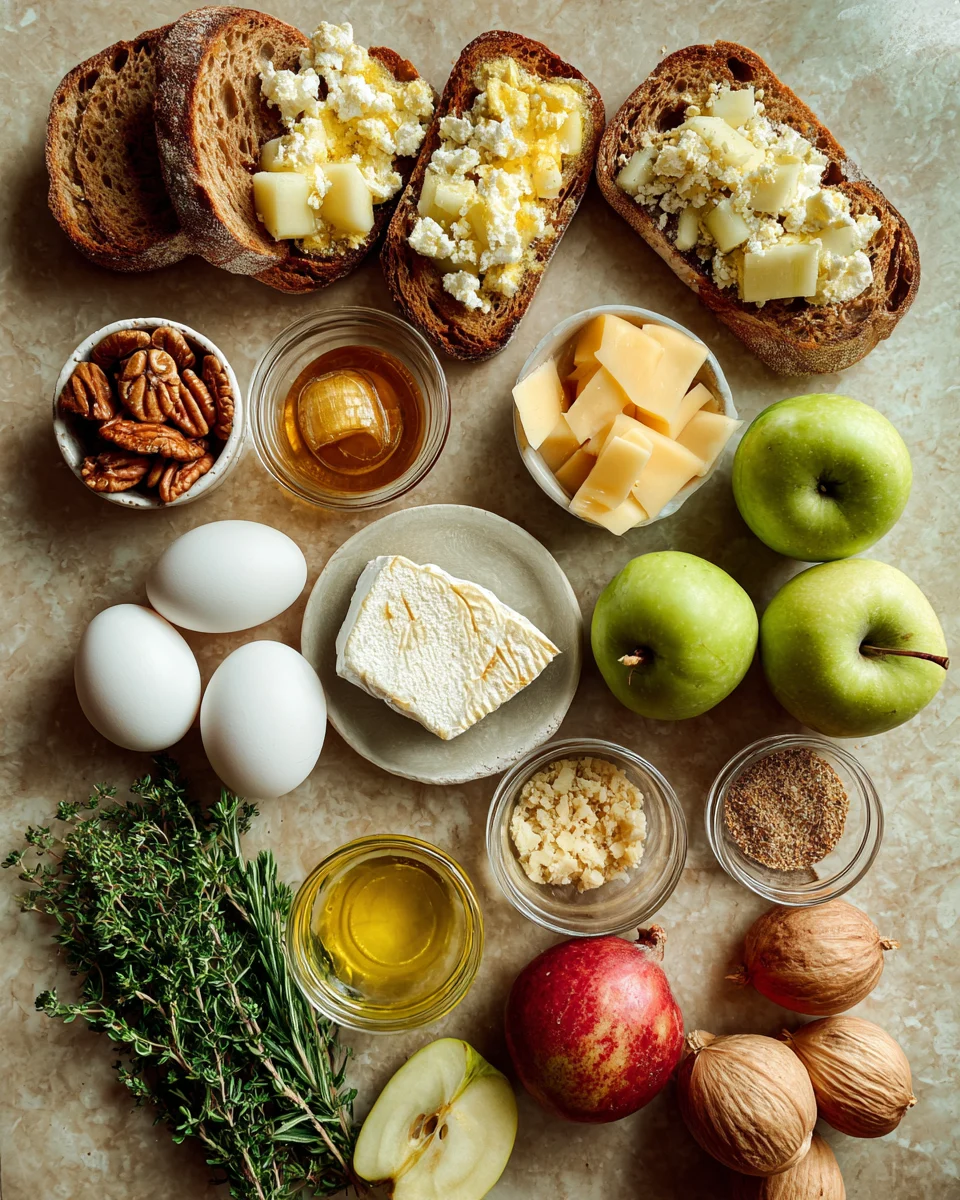 Brie and Apple Crostini