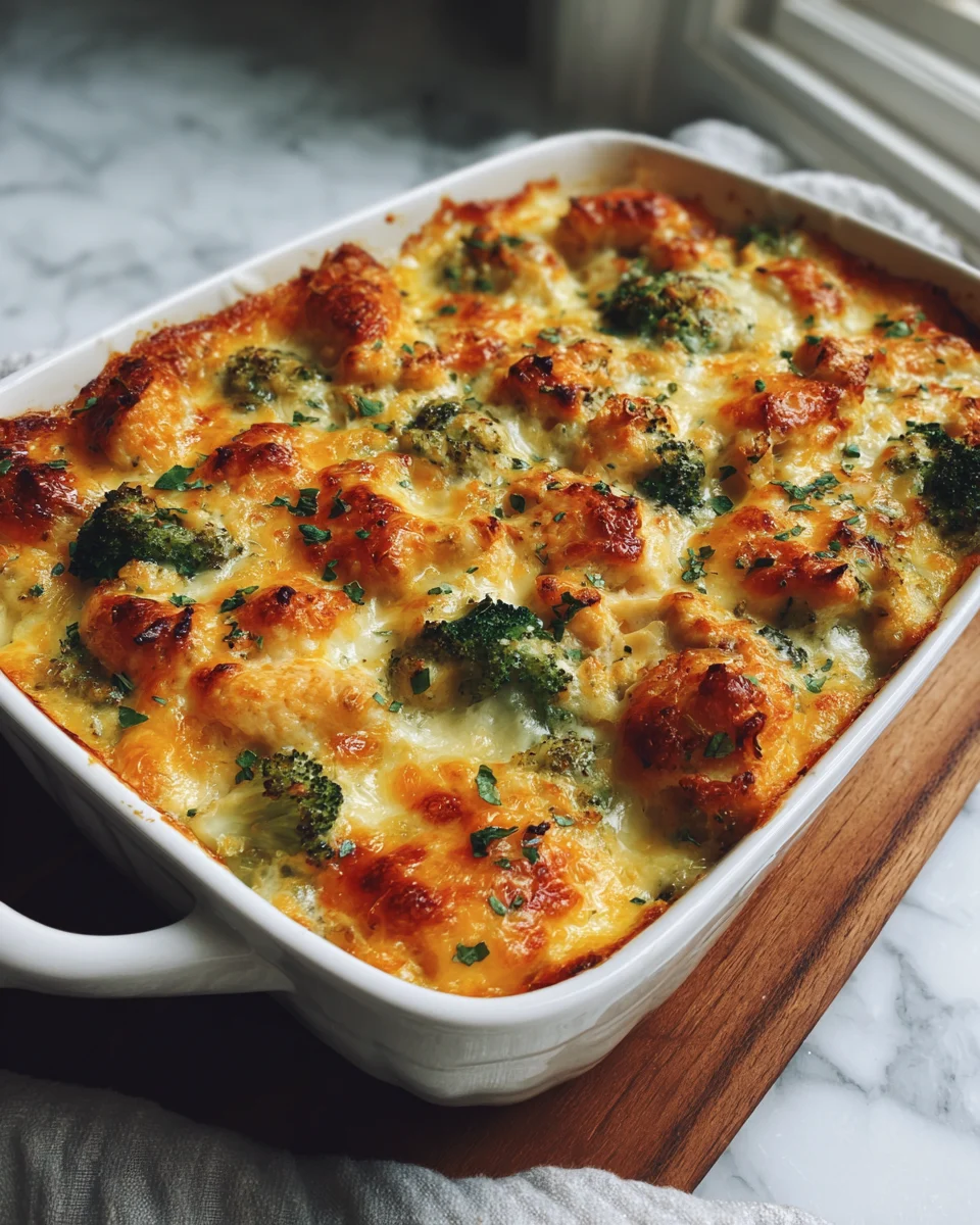 Cheesy Chicken Broccoli Casserole