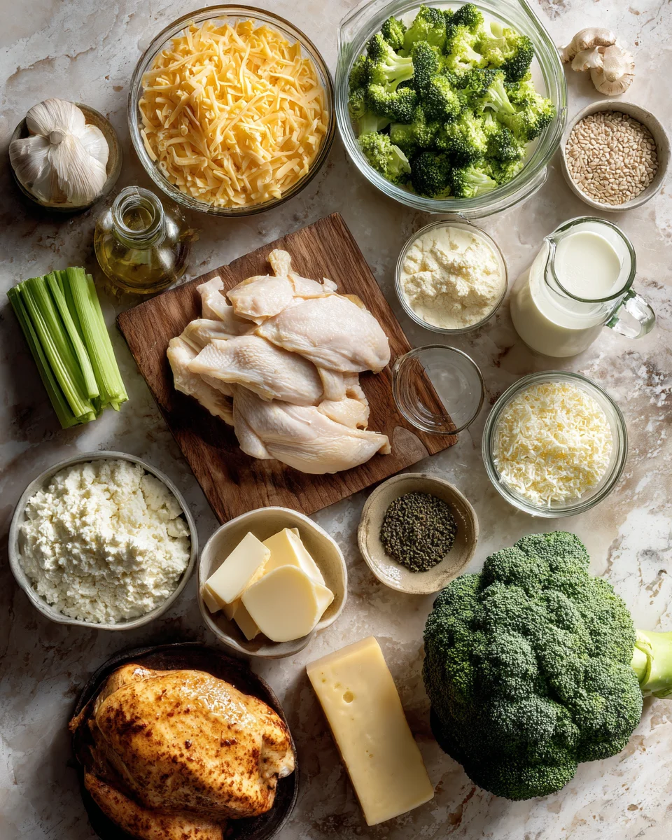 Cheesy Chicken Broccoli Casserole
