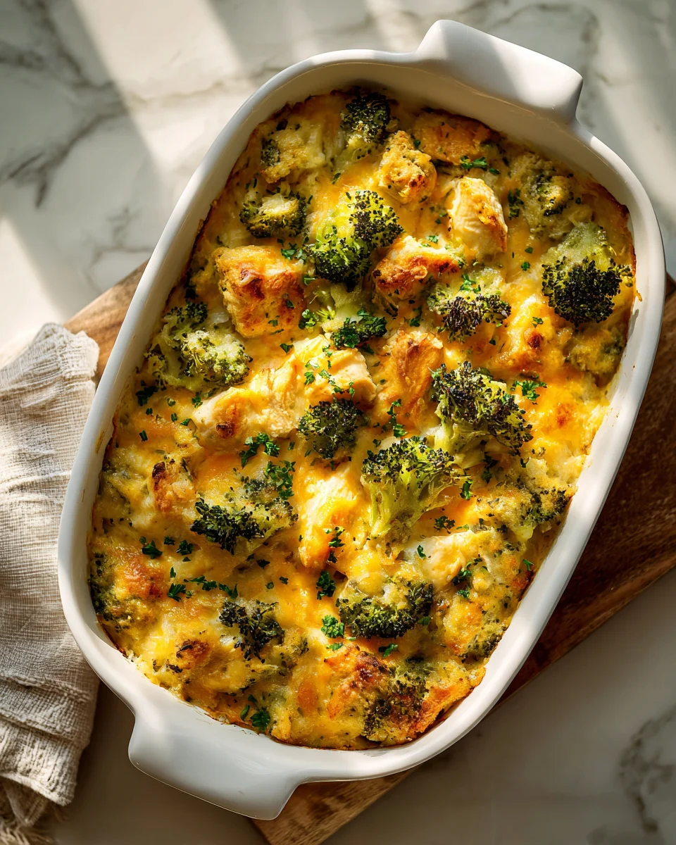 Cheesy Chicken Broccoli Casserole