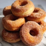Cinnamon Sugar Pumpkin Donuts