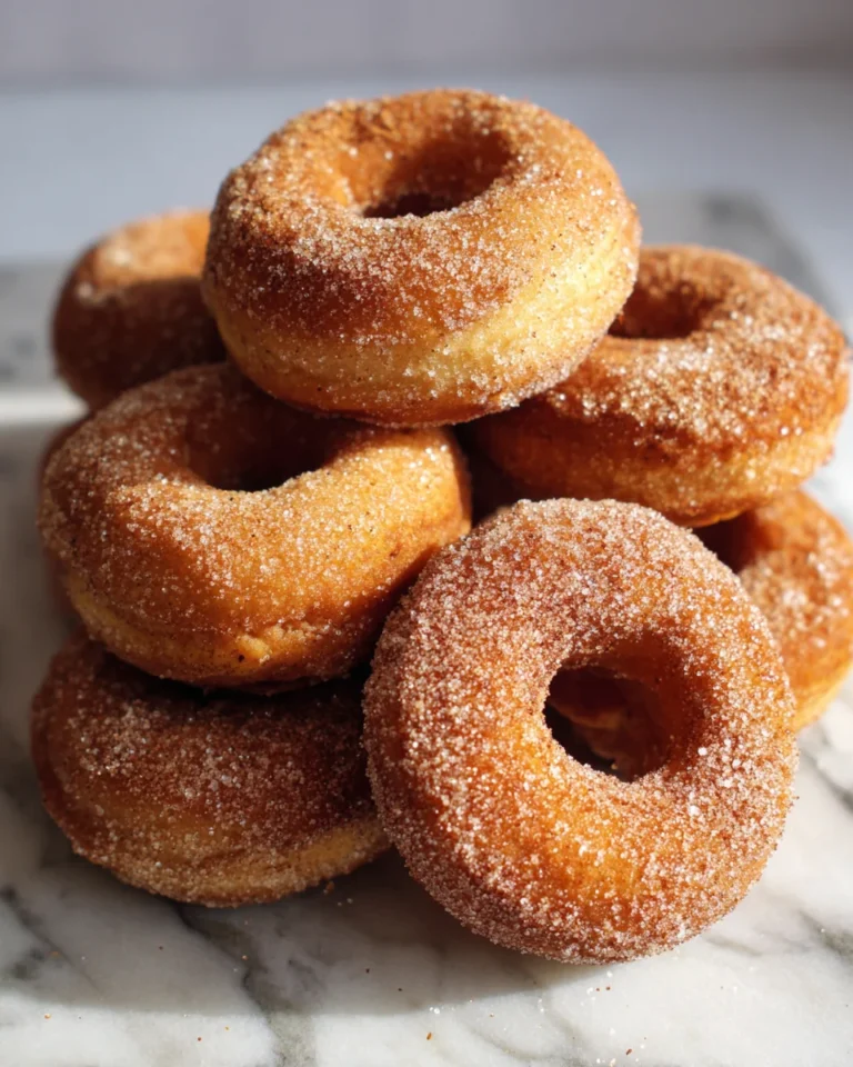 Cinnamon Sugar Pumpkin Donuts