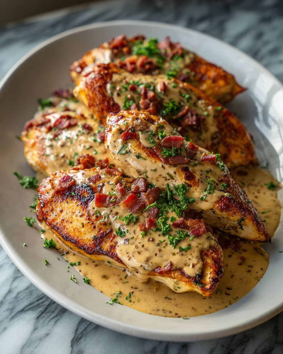 Creamy Bacon Dijon Chicken