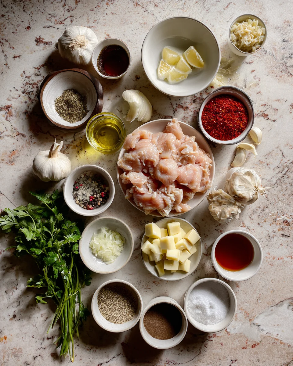Creamy Garlic Butter Chicken Bake