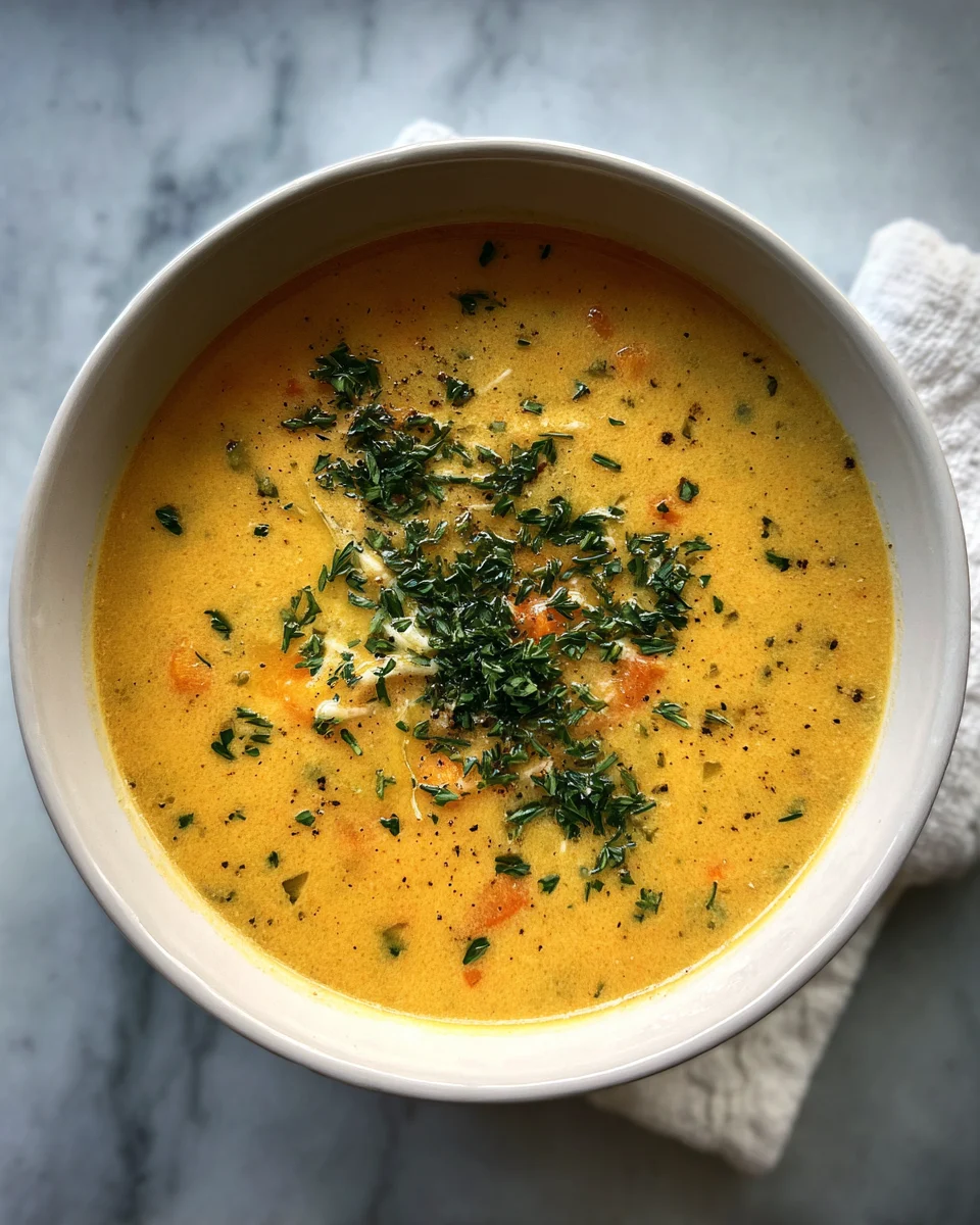 Creamy Parmesan Vegetable Soup