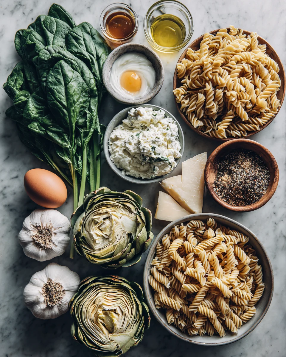 Creamy Spinach Artichoke Pasta