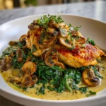 Creamy Spinach Mushroom Chicken