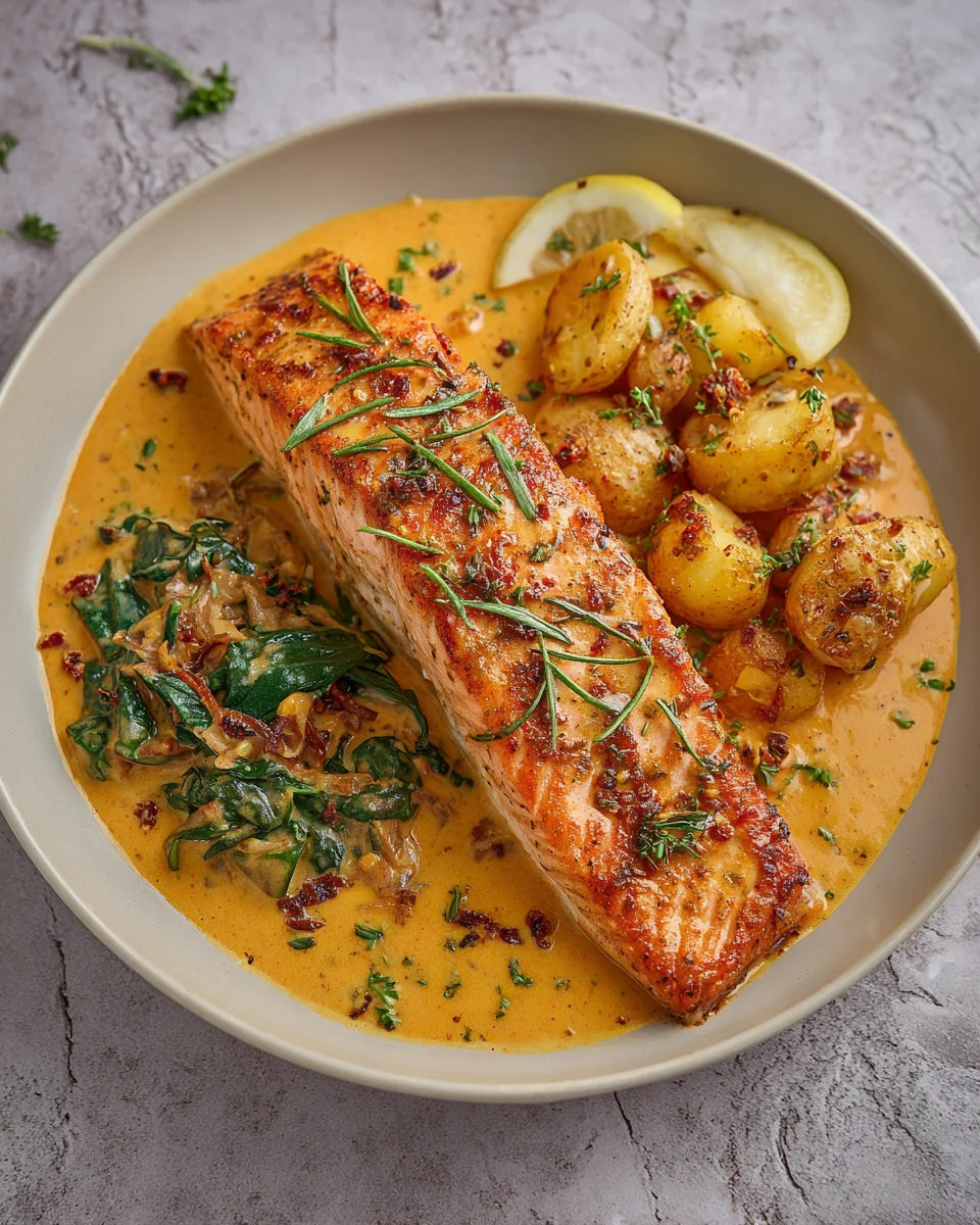 Creamy Tuscan Garlic Salmon