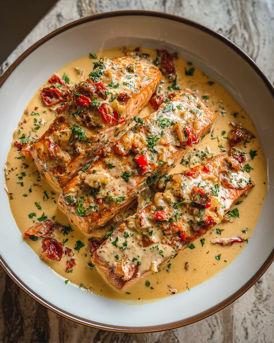 Creamy Tuscan Garlic Salmon