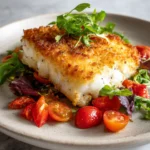 Crispy Parmesan Crusted Cod