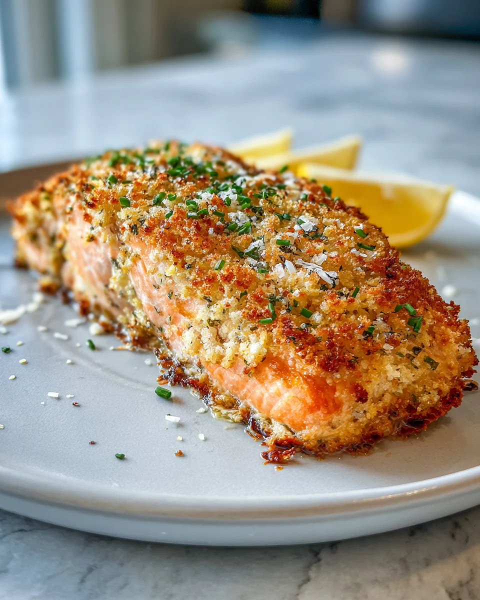 Crispy Parmesan Salmon