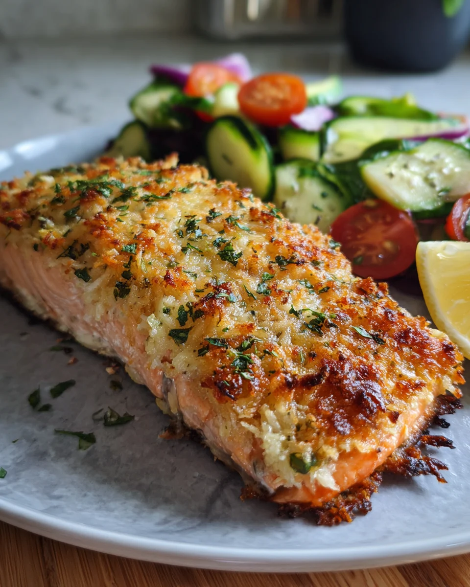 Crispy Parmesan Salmon