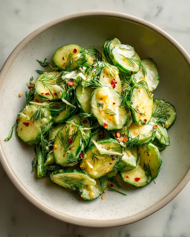 Cucumber Dill Salad: Refreshing and Easy to Make