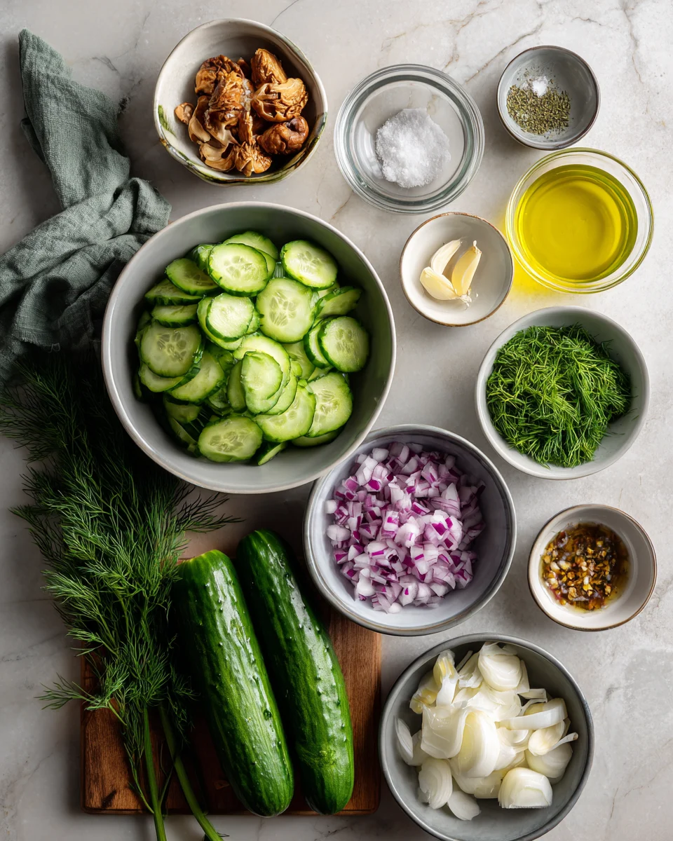 Cucumber Dill Salad: Refreshing and Easy to Make