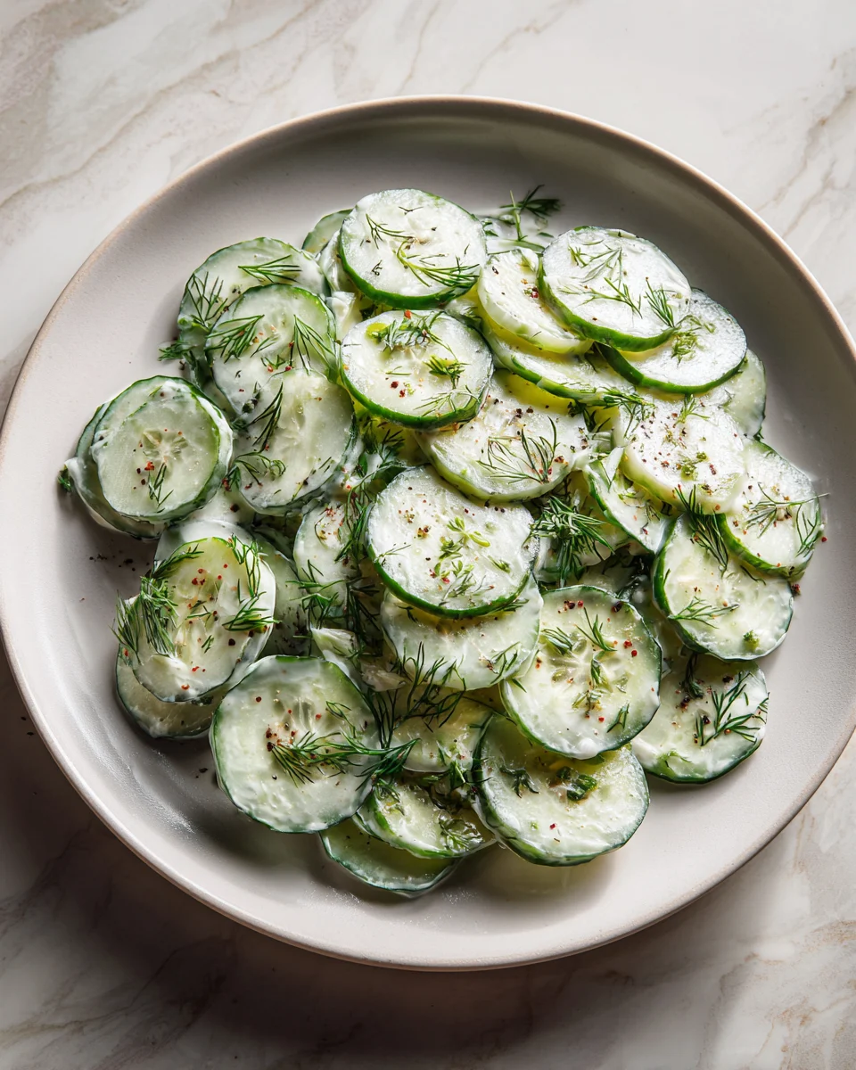 Cucumber Dill Salad: Refreshing and Easy to Make